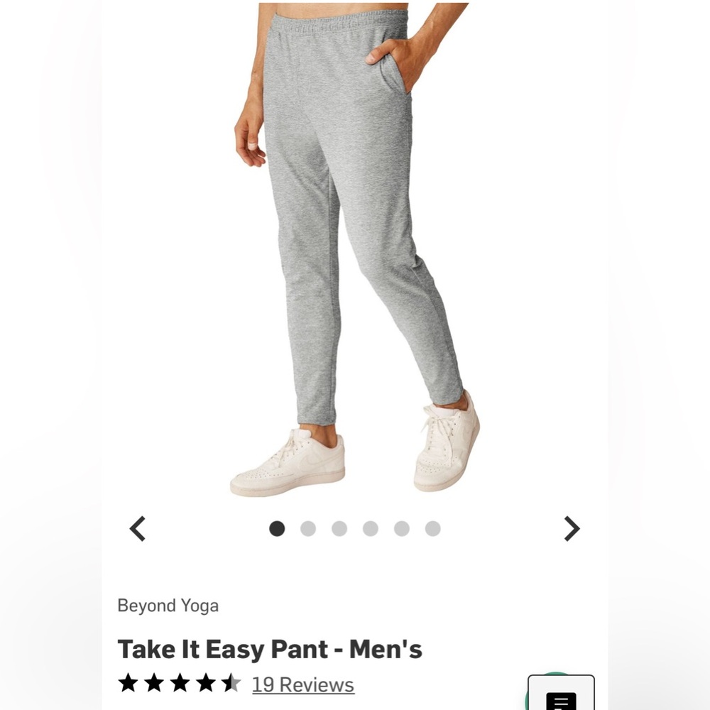 Beyond Yoga Men's Take It Easy Pants size L